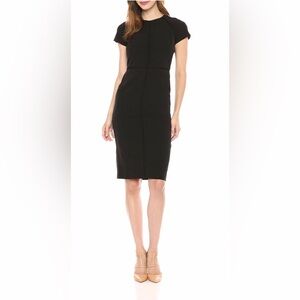Maggy London size 8 black sheath dress